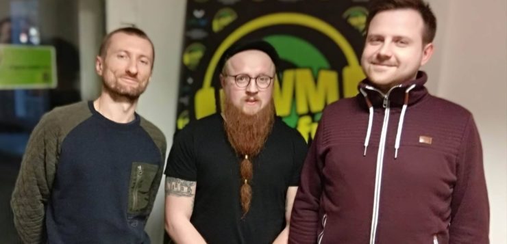 Karol Kopiec i Adam Sobaniec w Radio UWM FM