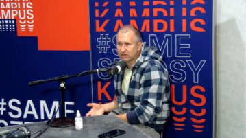 Wojtek Fiedorczuk w Radio Kampus